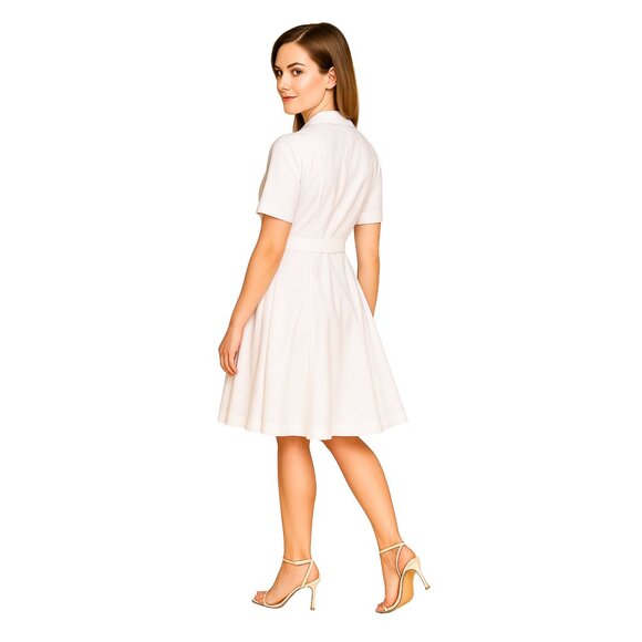 💎 Karl Lagerfeld Paris Limited Edition Shirtdress – Size XS (Fits Like S) – NWT - Picture 3 of 6